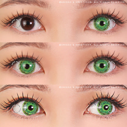 Sweety Crazy Scarlet Witch Green (1 lens/pack)-Crazy Contacts-SweetyCon