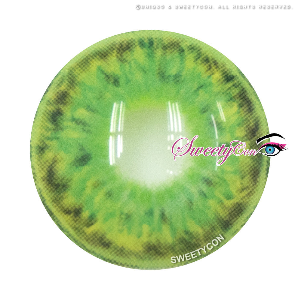 Sweety Crazy Scarlet Witch Green (1 lens/pack)-Crazy Contacts-SweetyCon