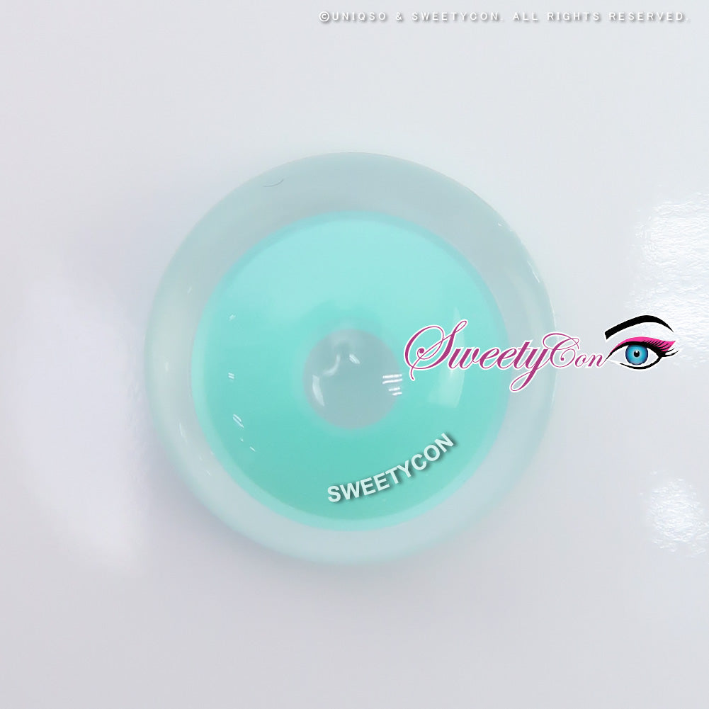 Sweety Crazy Turquoise (1 lens/pack)-Colored Contacts-SweetyCon