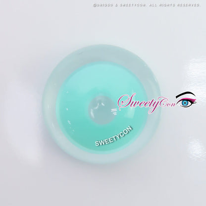 Sweety Crazy Turquoise (1 lens/pack)-Colored Contacts-SweetyCon