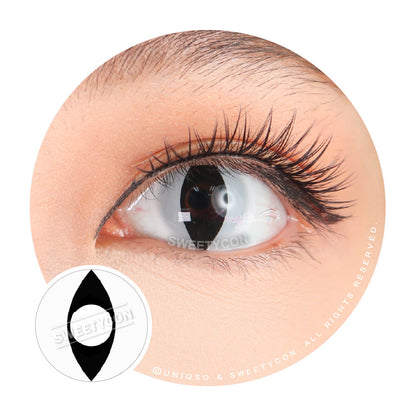 Sweety Crazy UV White Cat (1 lens/pack)-Crazy Contacts-SweetyCon