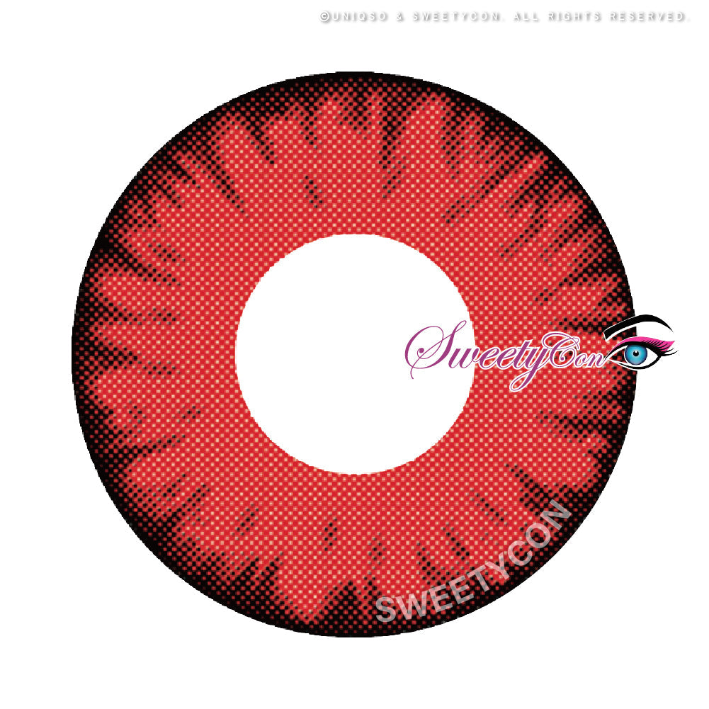 Sweety Crazy Vampire Red II (1 lens/pack)-Crazy Contacts-SweetyCon