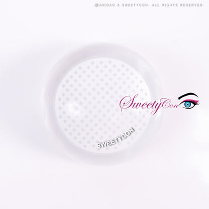 Sweety Crazy White Mesh - 1 Day Disposable (1 lens/pack)-Crazy Contacts-UNIQSO