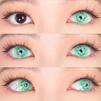 Sweety Crazy White Walker Green (1 lens/pack)-Crazy Contacts-SweetyCon