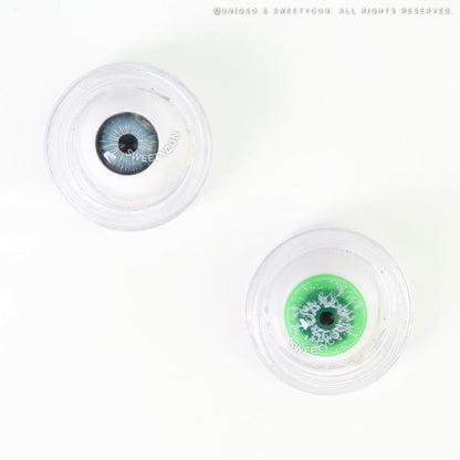 Sweety Crazy White Walker Green (1 lens/pack)-Crazy Contacts-SweetyCon