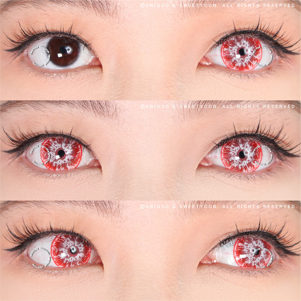Sweety Crazy White Walker Red (1 lens/pack)-Crazy Contacts-SweetyCon