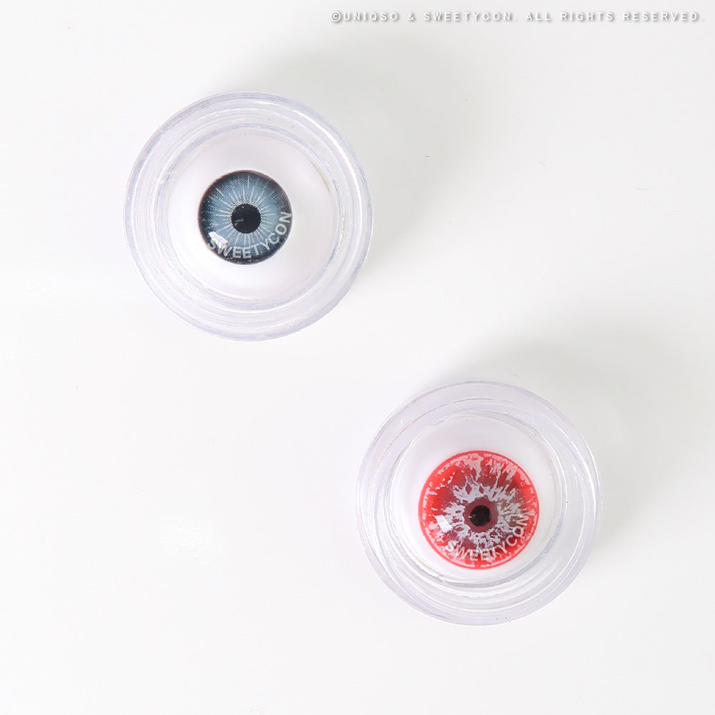 Sweety Crazy White Walker Red (1 lens/pack)-Crazy Contacts-SweetyCon