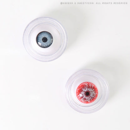 Sweety Crazy White Walker Red (1 lens/pack)-Crazy Contacts-SweetyCon