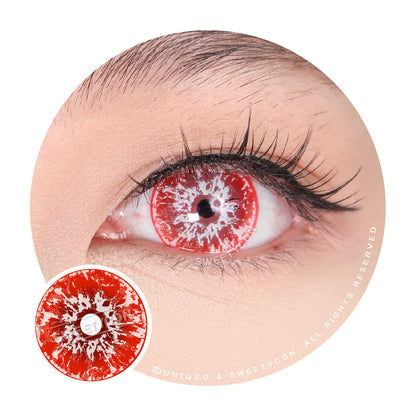Sweety Crazy White Walker Red (1 lens/pack)-Crazy Contacts-SweetyCon