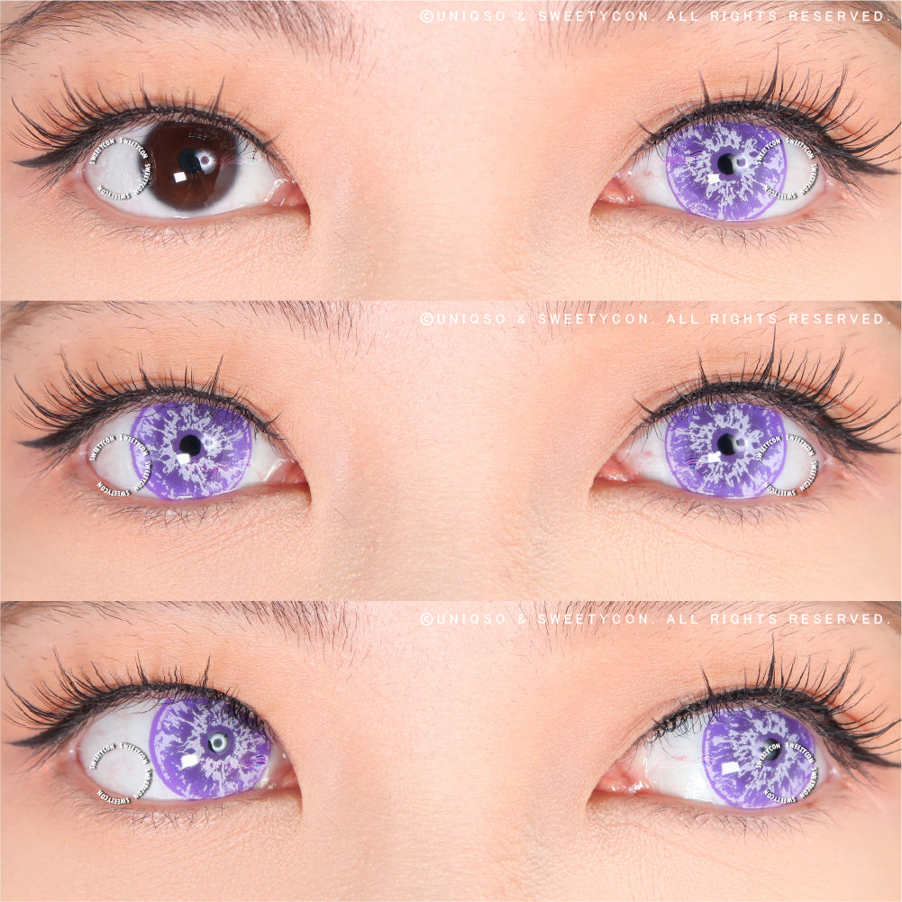 Sweety Crazy White Walker Violet (1 lens/pack)-Crazy Contacts-SweetyCon