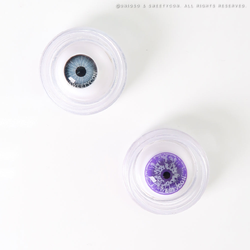 Sweety Crazy White Walker Violet (1 lens/pack)-Crazy Contacts-SweetyCon