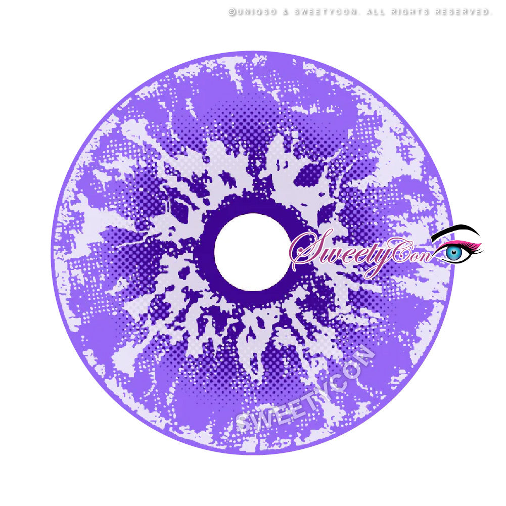 Sweety Crazy White Walker Violet (1 lens/pack)-Crazy Contacts-SweetyCon