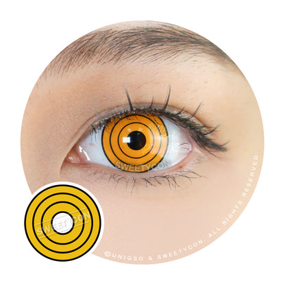 Sweety Crazy Yellow Rings (1 lens/pack)-Crazy Contacts-UNIQSO