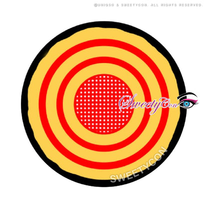 Sweety Crazy Yellow Rings V2 (1 lens/pack)-Crazy Contacts-UNIQSO