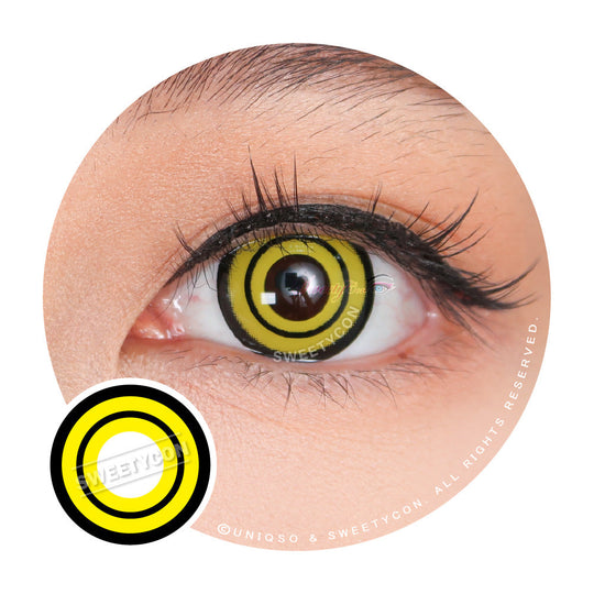 Sweety Crazy Yellow Rings V3 (1 lens/pack)