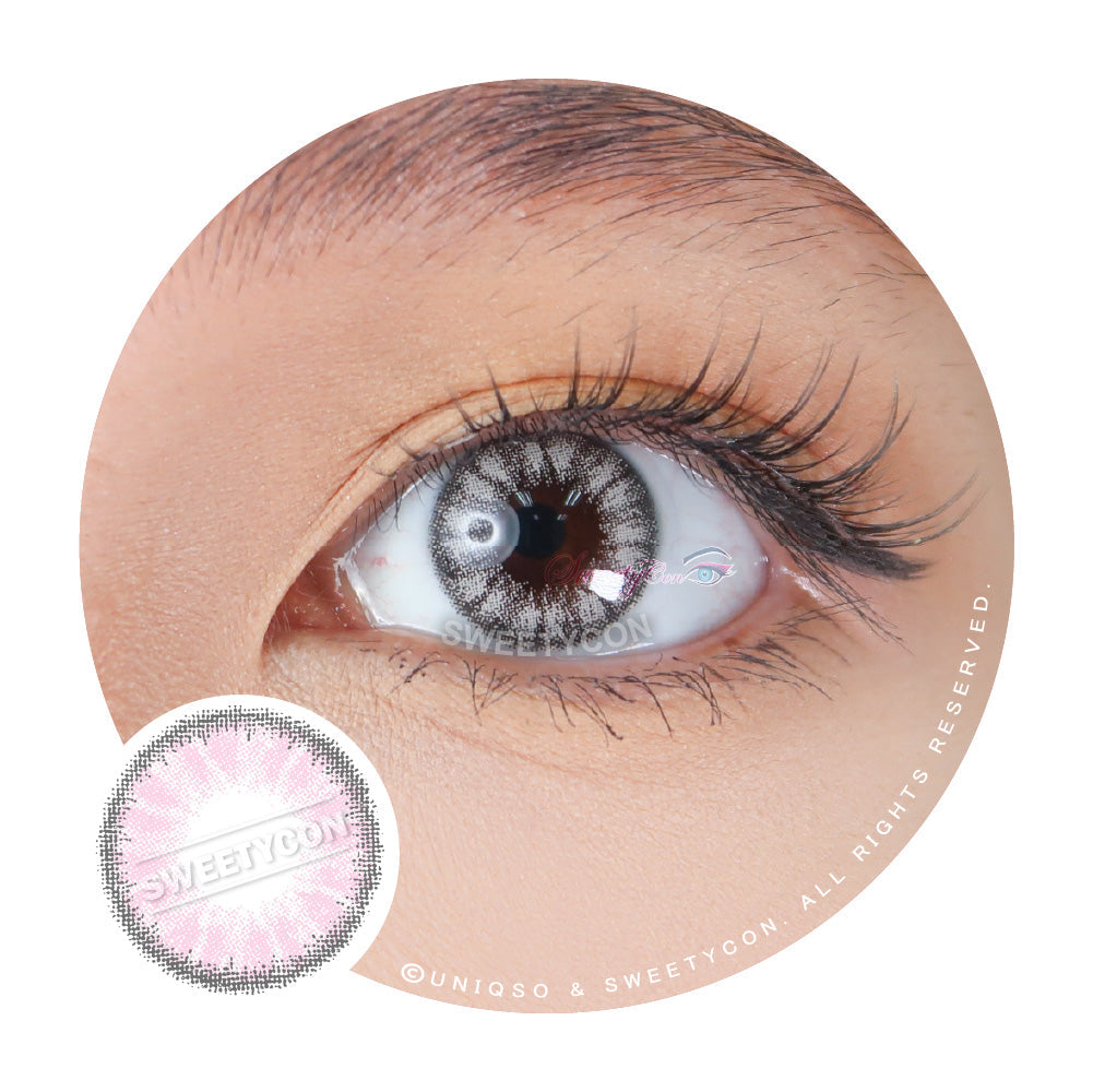 Sweety Crystal Pink (1 lens/pack)-Colored Contacts-SweetyCon