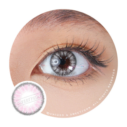 Sweety Crystal Pink (1 lens/pack)-Colored Contacts-SweetyCon