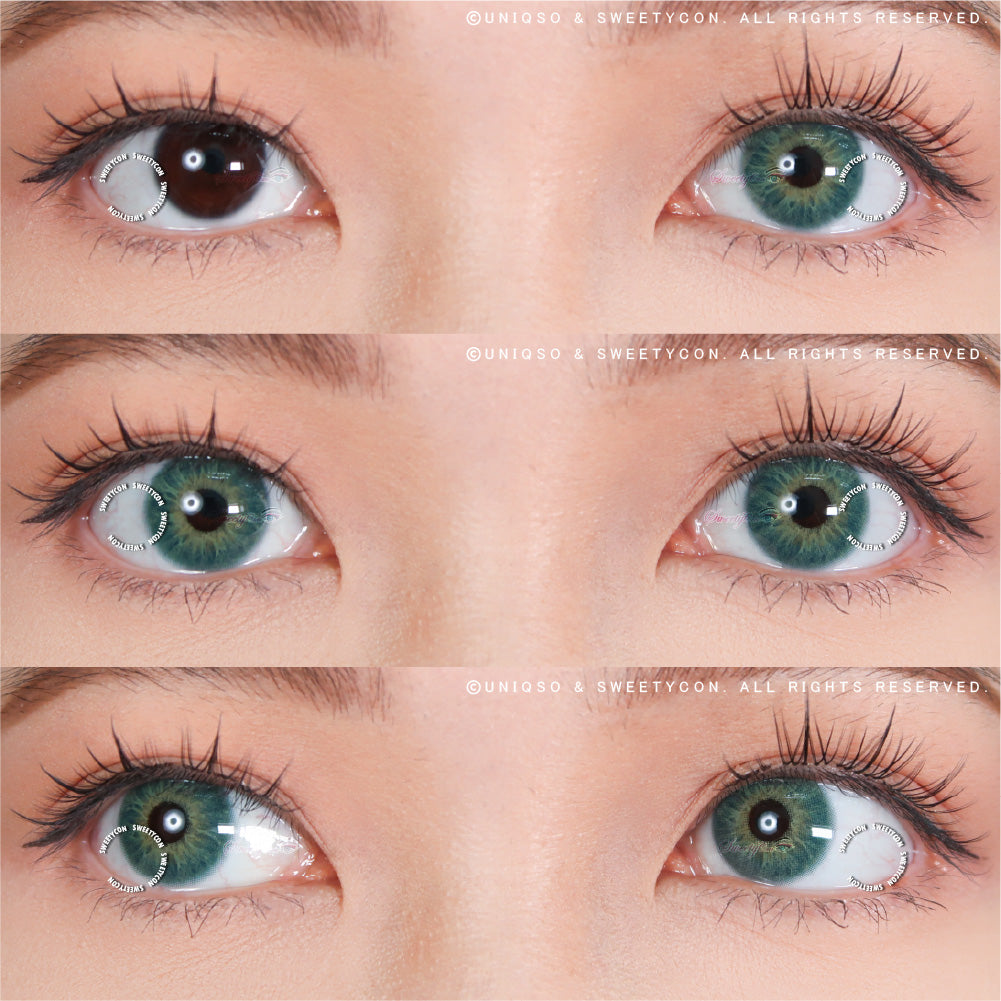 Sweety Dazzling Hazel Green (1 lens/pack)-Colored Contacts-SweetyCon