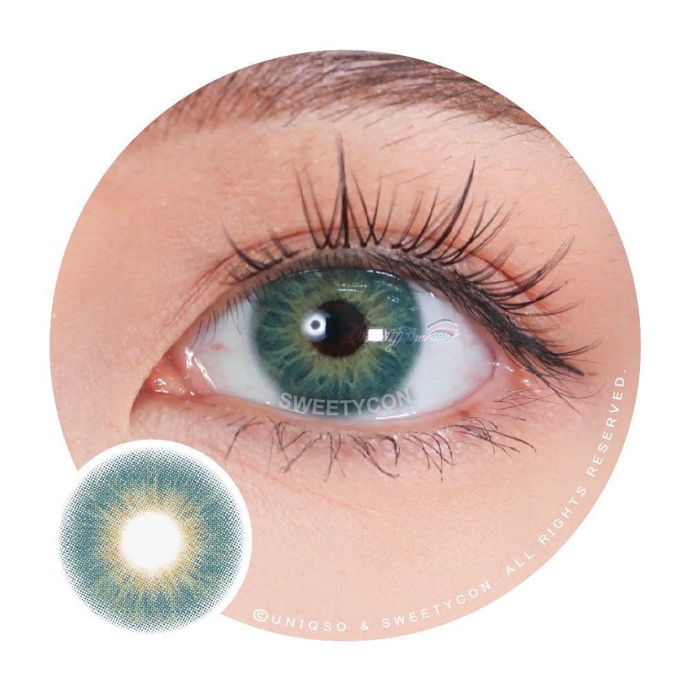 Sweety Dazzling Hazel Green (1 lens/pack)-Colored Contacts-SweetyCon