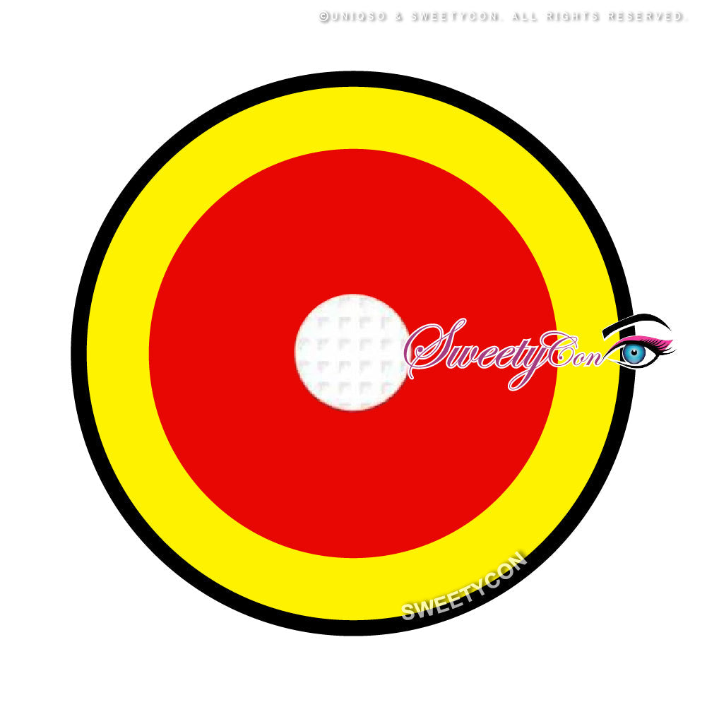 Sweety Demon Killer - Fire Flame (1 lens/pack)-Colored Contacts-SweetyCon