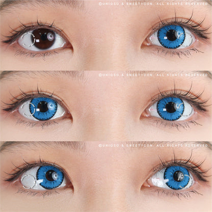 Sweety Devil Blue II (1 lens/pack)-Colored Contacts-SweetyCon
