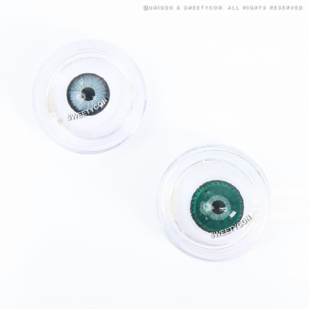 Sweety Devil Green (1 lens/pack)-Colored Contacts-SweetyCon