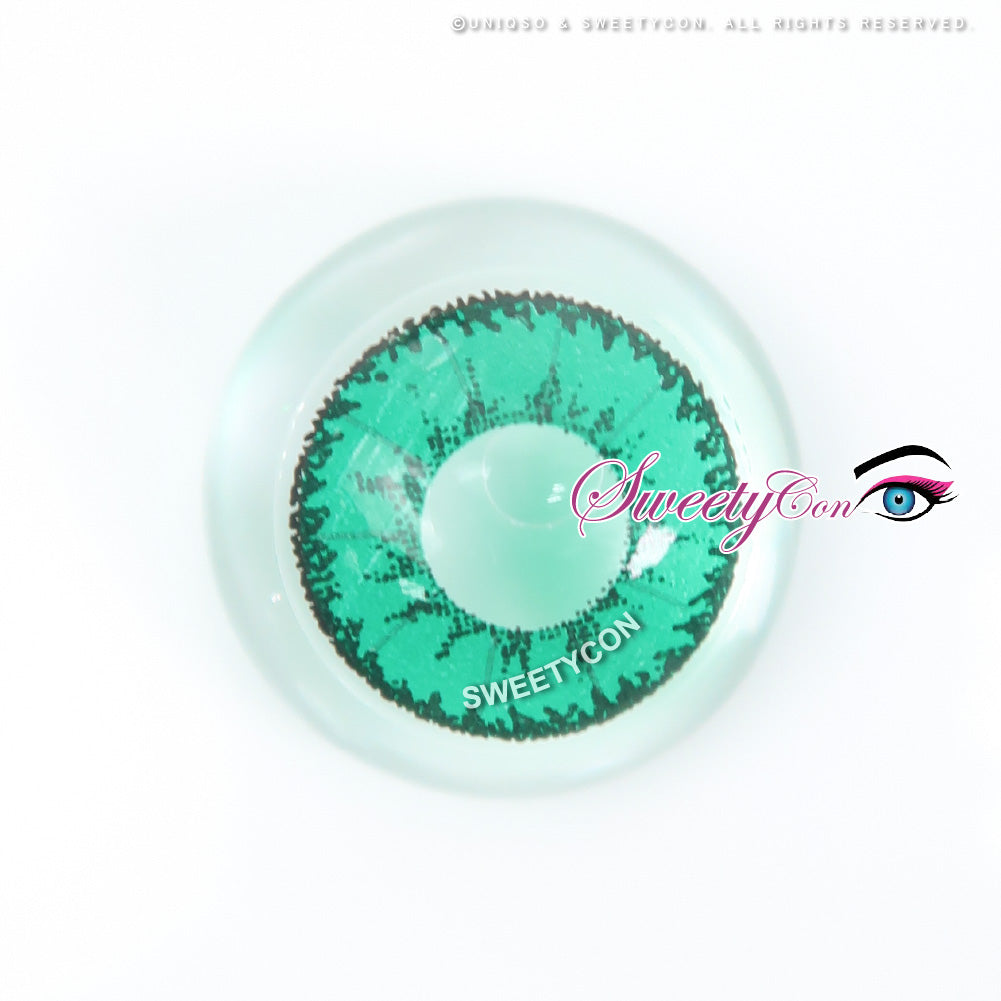 Sweety Devil Green (1 lens/pack)-Colored Contacts-SweetyCon