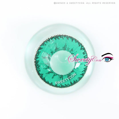 Sweety Devil Green (1 lens/pack)-Colored Contacts-SweetyCon