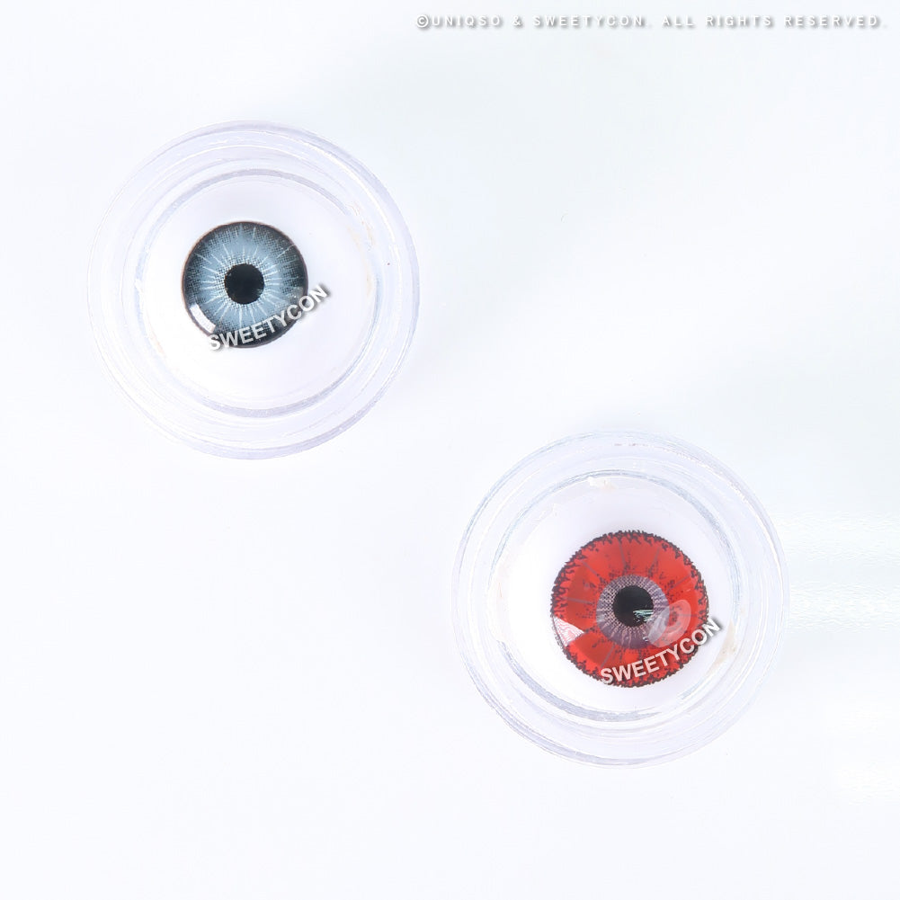 Sweety Devil Red (1 lens/pack)-Colored Contacts-SweetyCon
