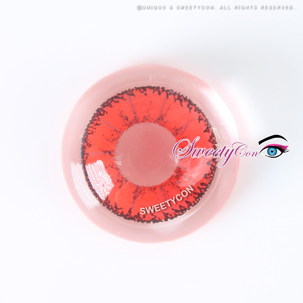 Sweety Devil Red (1 lens/pack)-Colored Contacts-SweetyCon