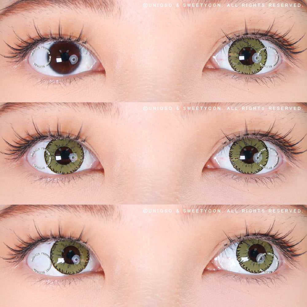 Sweety Devil Yellow (1 lens/pack)-Colored Contacts-SweetyCon