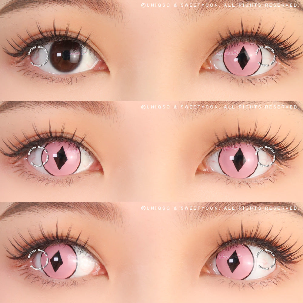 Sweety Diamond Pink (1 lens/pack)-Colored Contacts-SweetyCon