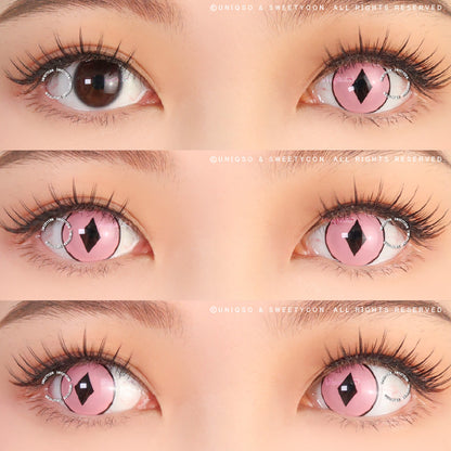 Sweety Diamond Pink (1 lens/pack)-Colored Contacts-SweetyCon