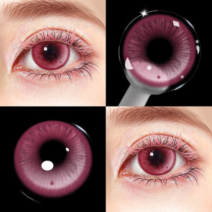 Sweety Dust Rose (1 lens/pack)-Crazy Contacts-UNIQSO