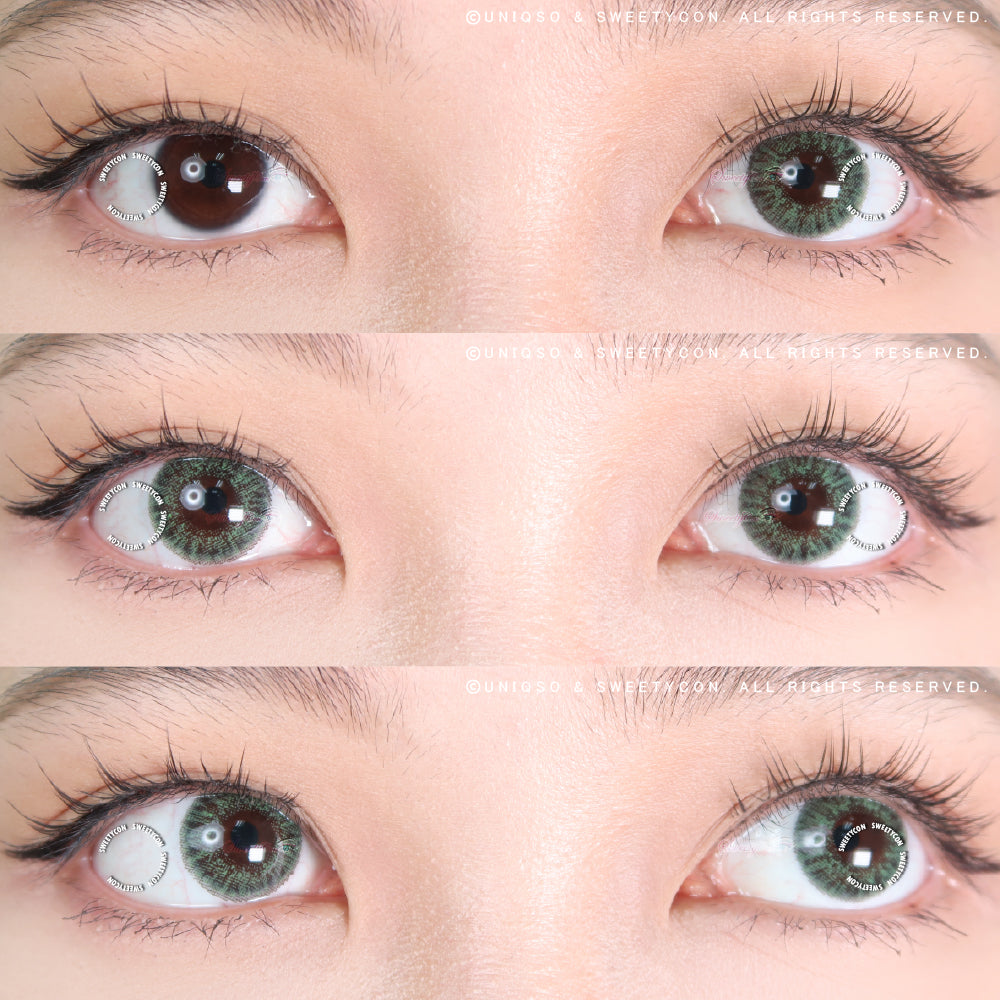 Sweety Emerald (1 lens/pack)-Colored Contacts-SweetyCon