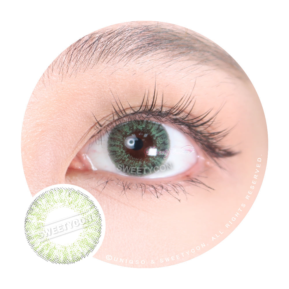 Sweety Emerald (1 lens/pack)-Colored Contacts-SweetyCon