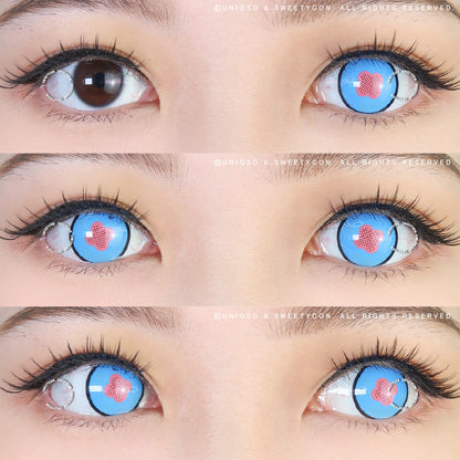 Sweety Fire Force Princess Hibana Blue Eye (1 lens/pack)-Colored Contacts-SweetyCon