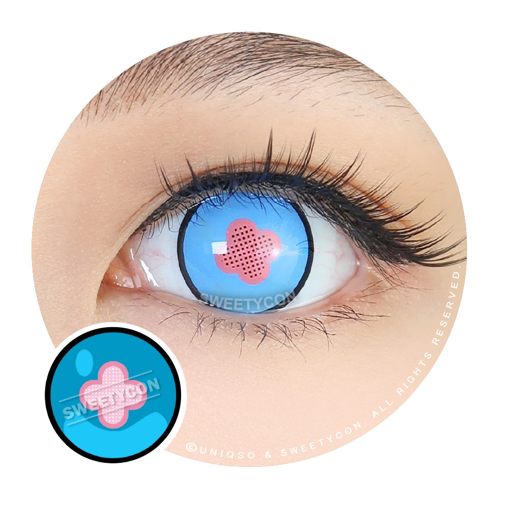 Sweety Fire Force Princess Hibana Blue Eye (1 lens/pack)-Colored Contacts-SweetyCon