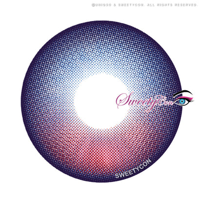 Sweety Frostfire Violet Pink (1 lens/pack)-Colored Contacts-UNIQSO