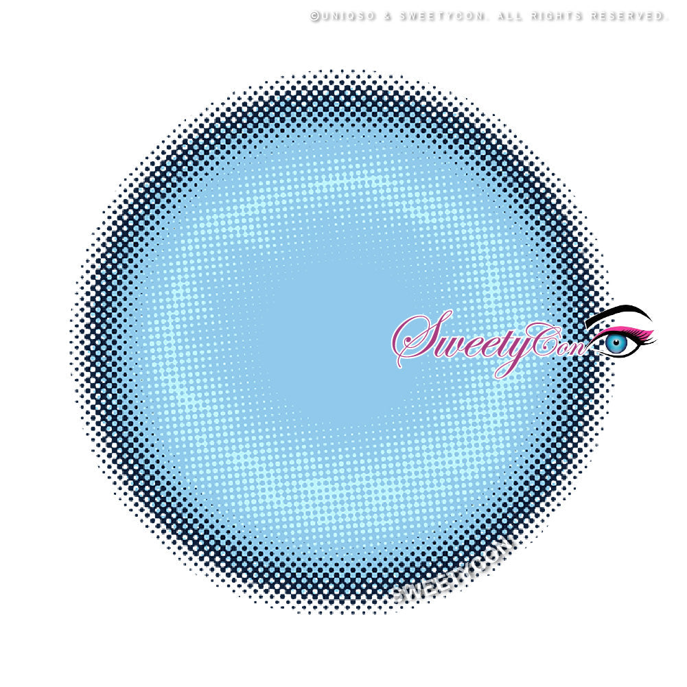 Sweety Glass Ball Blue (1 lens/pack)-Colored Contacts-SweetyCon