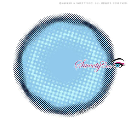 Sweety Glass Ball Blue (1 lens/pack)-Colored Contacts-SweetyCon