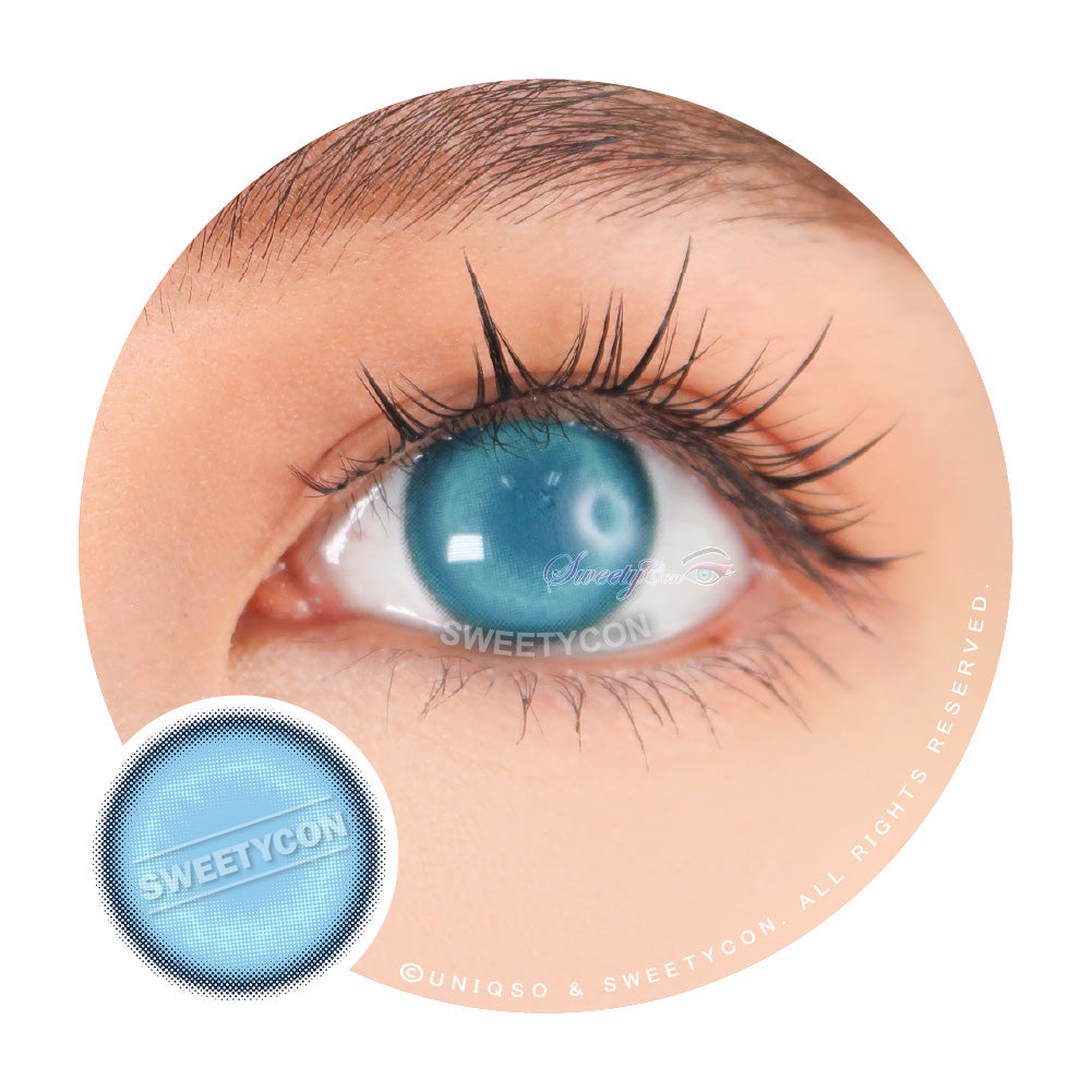 Sweety Glass Ball Blue (1 lens/pack)-Colored Contacts-SweetyCon