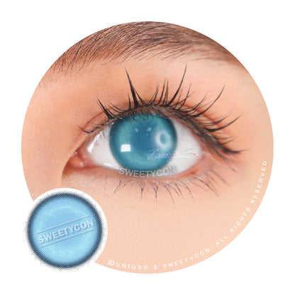 Sweety Glass Ball Blue (1 lens/pack)-Colored Contacts-SweetyCon