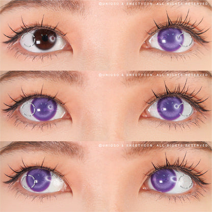Sweety Glass Ball Violet (1 lens/pack)-Colored Contacts-SweetyCon