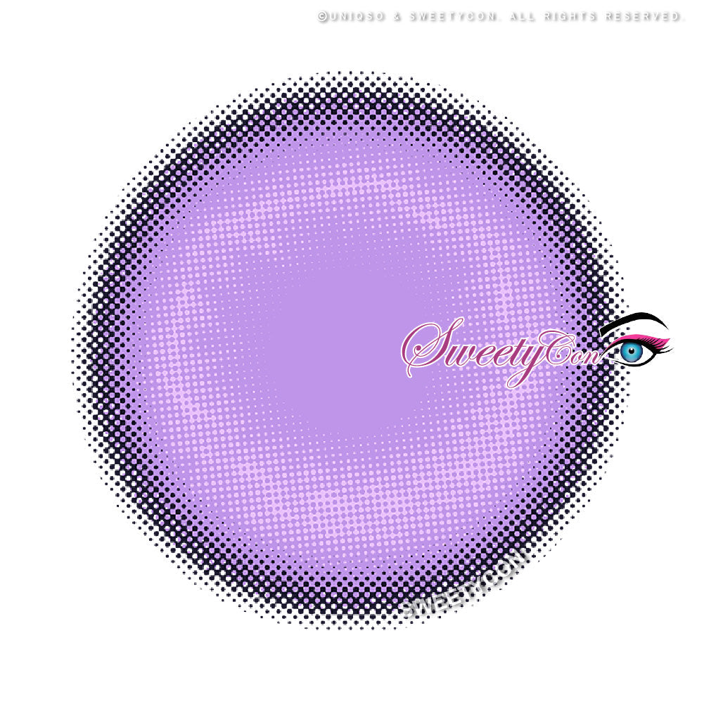 Sweety Glass Ball Violet (1 lens/pack)-Colored Contacts-SweetyCon
