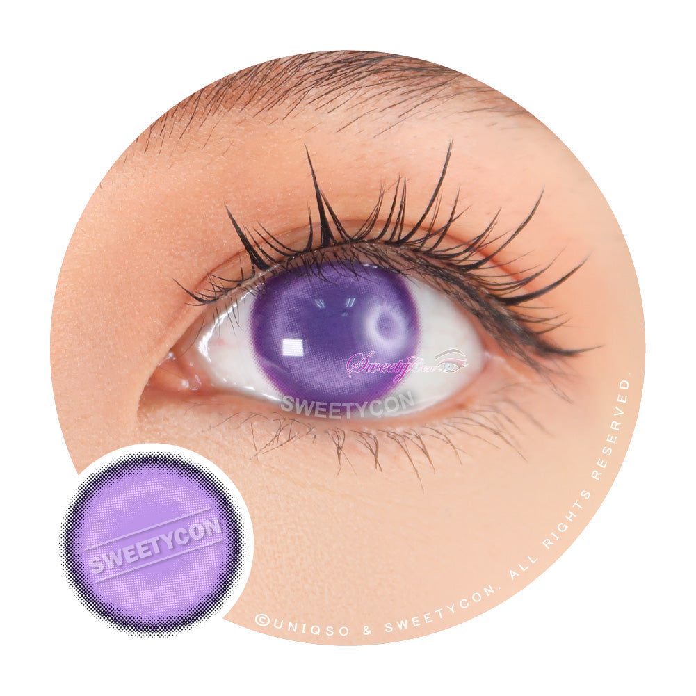Sweety Glass Ball Violet (1 lens/pack)-Colored Contacts-SweetyCon