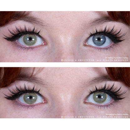 Sweety Hidrocor Amber (1 lens/pack)-Colored Contacts-SweetyCon