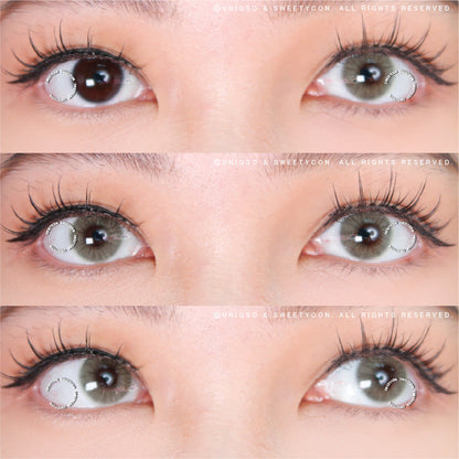 Sweety Hidrocor Crystal (1 lens/pack)-Colored Contacts-SweetyCon