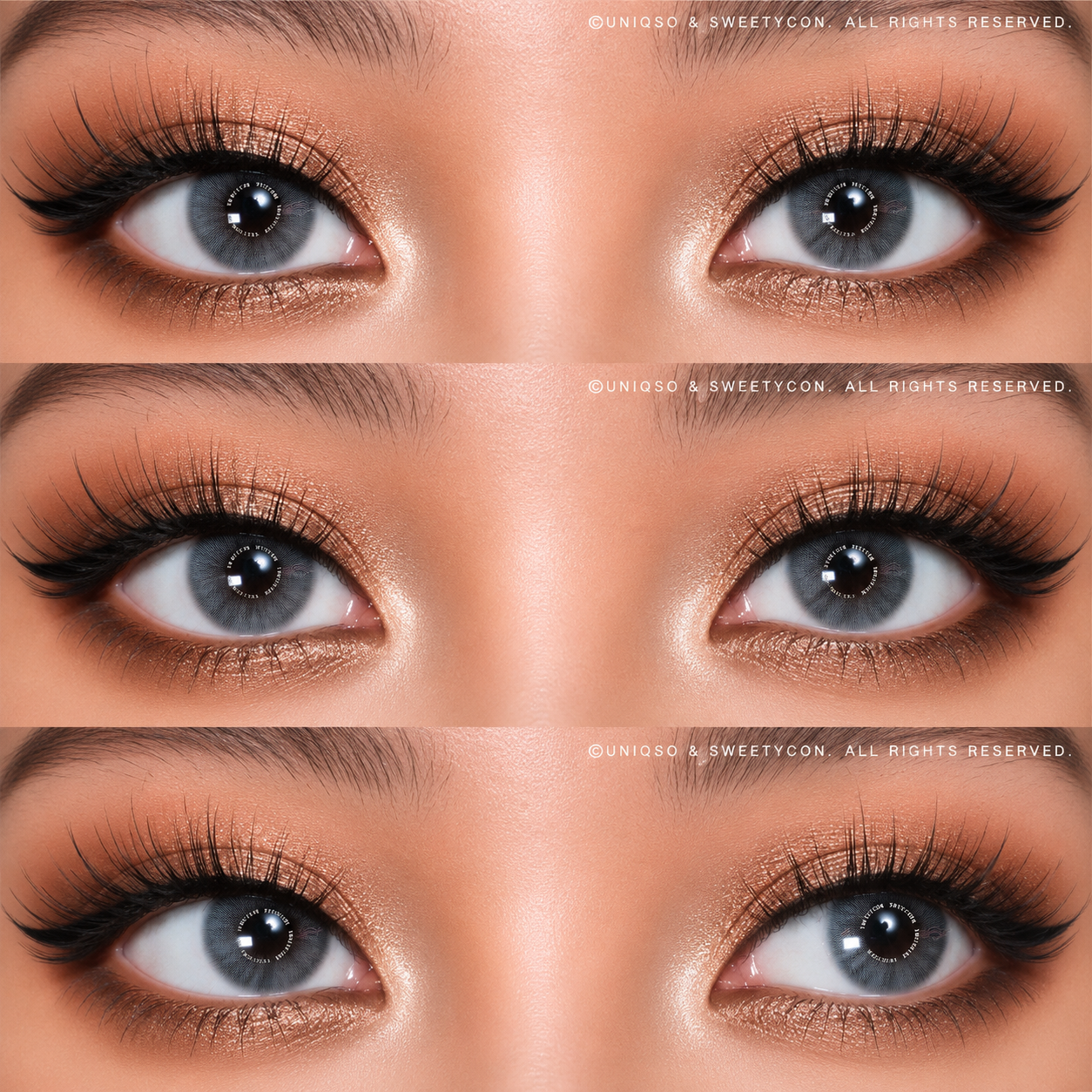 Sweety Hidrocor Graphite (1 lens/pack)-Colored Contacts-SweetyCon