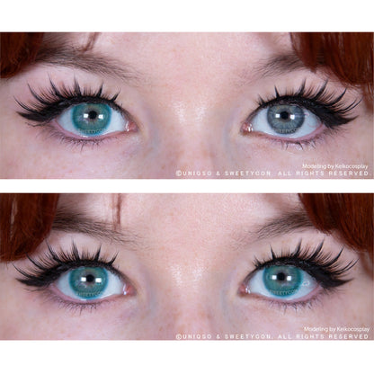 Sweety Hidrocor II Blue (1 lens/pack)-Colored Contacts-SweetyCon